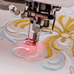 Borduurvoet met LED pointer
