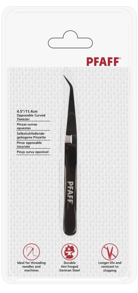 Gebogen pincet 11,4 cm