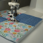 Instelbare quiltvoet 6 mm met geleider