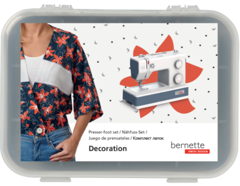 Naaivoetenset voor decoratieve steken