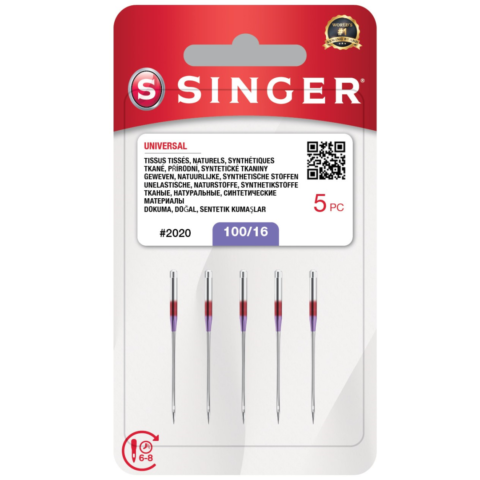 Singer Naaimachinenaald Universal 2020 100 (5 stuks)