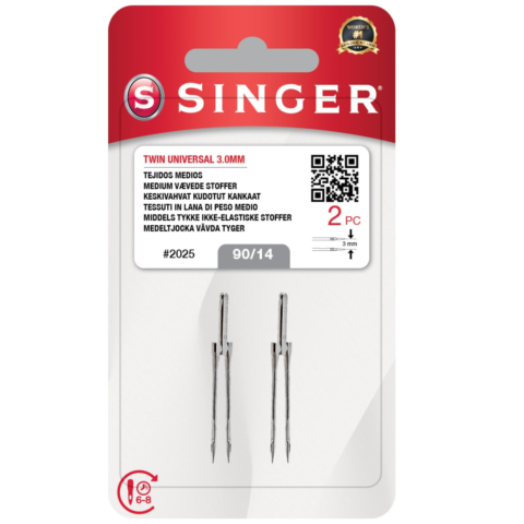 Singer Naaimachinenaald Universal 2025 90 3 mm (2 stuks)