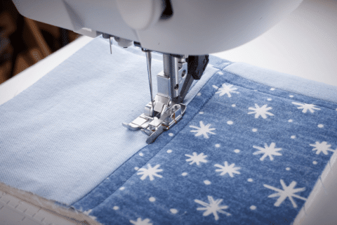 1/4" quiltvoet met geleider rechts