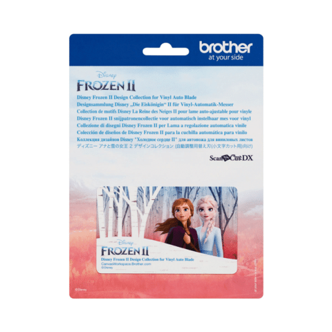 ScanNCut SDX Frozen 2 collectie voor automatisch instelbaar mes voor vinyl