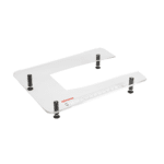 Aanschuiftafel van plexiglas voor de borduurmodule