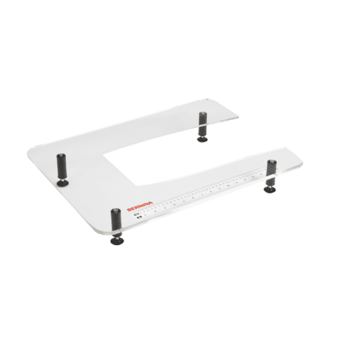 Aanschuiftafel van plexiglas voor de borduurmodule