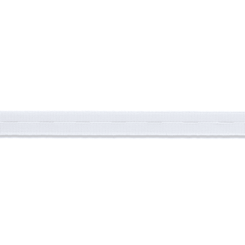 Knoopsgatenelastiek geweven 18 mm wit