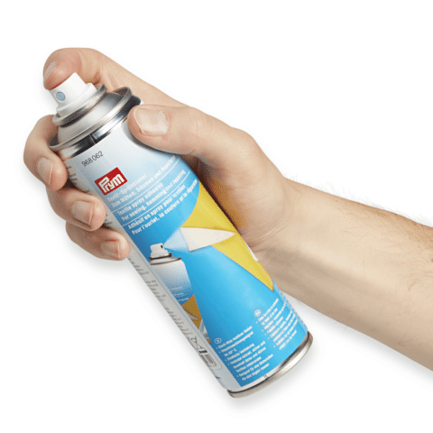 Kleefmiddel met verstuiver voor textiel DE/GB/FR