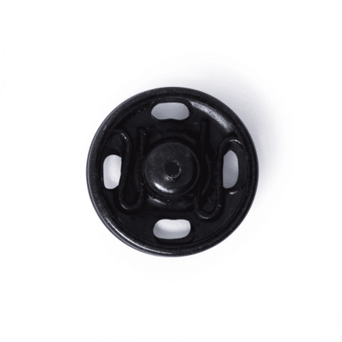 Aannaaidrukknopen MS 13 mm zwart