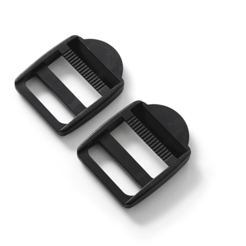 Regelbare klemgespen KST 30 mm zwart