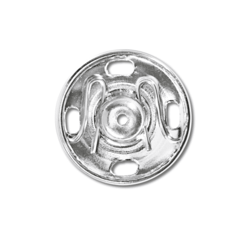 Aannaaidrukknopen MS 17 mm zilverkleurig