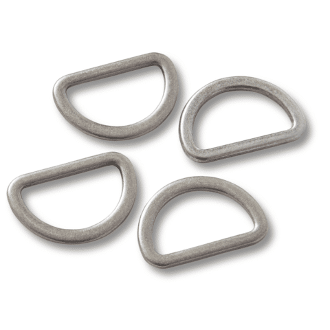 D-Ringen 20 mm oudzilver