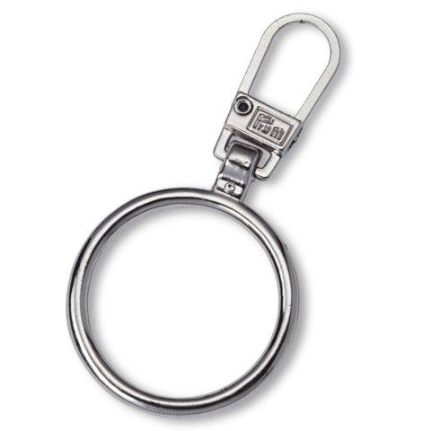 Fashion-Zipper Ring zilverkleurig