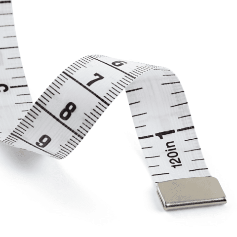 Rolcentimeter Jumbo cm/inch wit 300 cm (120 inch)