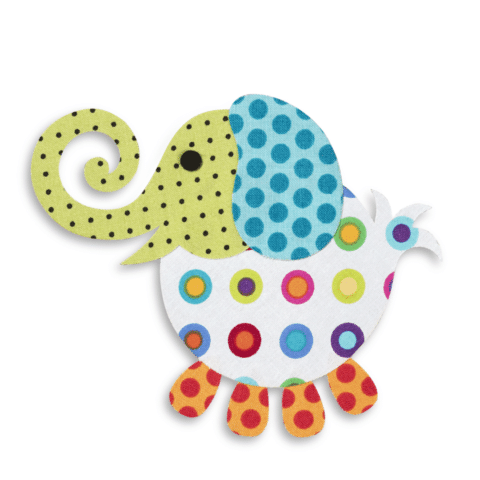 Applicatie Puzzle opstrijkbaar olifant