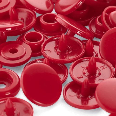 Drukknoop ColorSnaps 12,4 mm rood