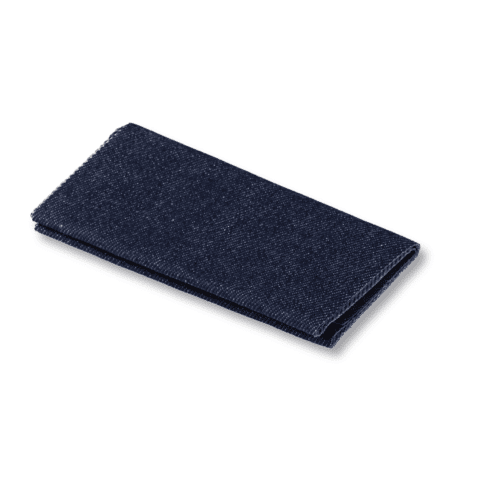 Verstelstuk jeans (opstrijkbaar) 12 x 45 cm donkerblauw