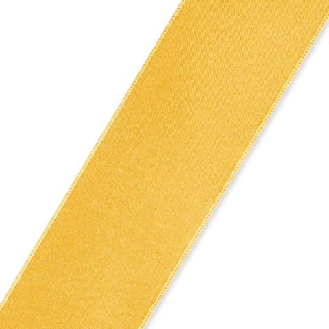 Satijnlint 38 mm goudkleurig