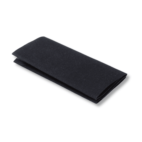Verstelstuk CO (opstrijkbaar) 12 x 45 cm zwart