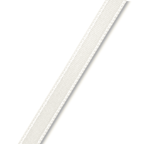 Satijnlint 6 mm parel