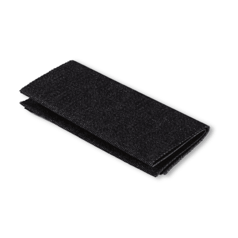 Verstelstuk jeans (opstrijkbaar) 12 x 45 cm zwart