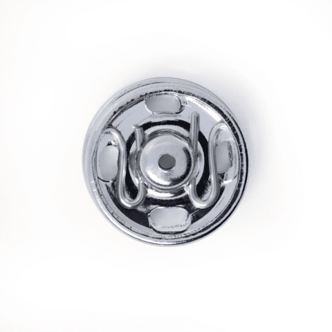 Aannaaidrukknopen MS 13 mm zilverkleurig