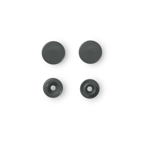 Drukknoop ColorSnaps 12,4 mm donkergrijs