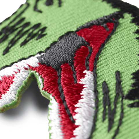 Applicatie Dinosaurus T-Rex groen groot