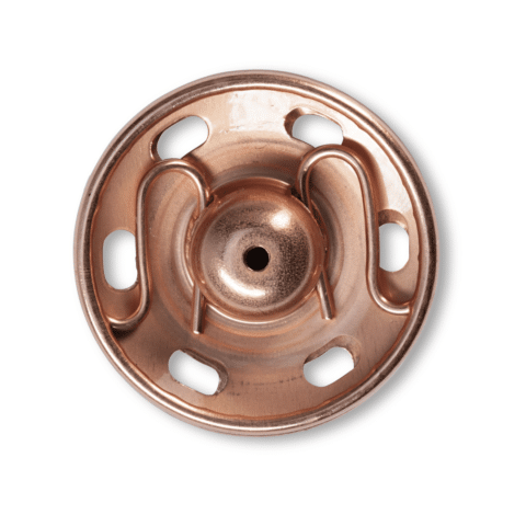 Aannaaidrukknoop ms 21 mm rozegoud