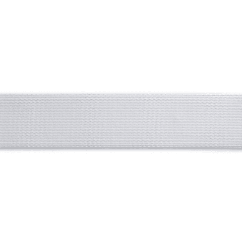 Band-elastiek zacht 30 mm wit