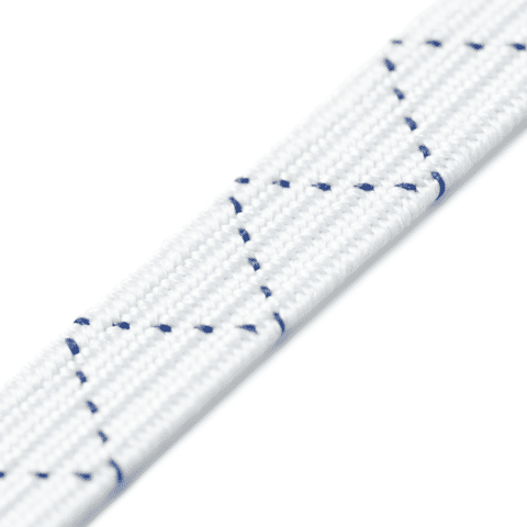 Sportelastiek 8,5 mm wit