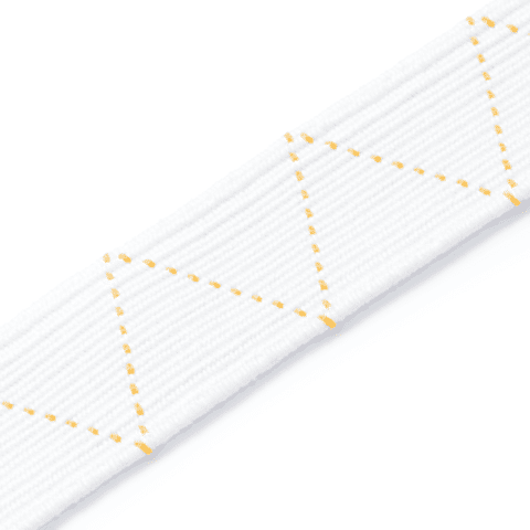 Standaard elastiek 20 mm wit