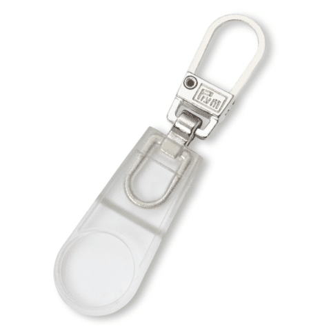 Fashion-Zipper Gummi transparant