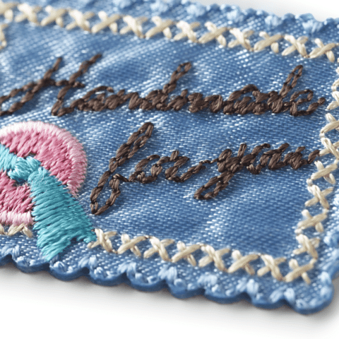Applicatie zelfklevend/opstrijkbaar Handmade for you