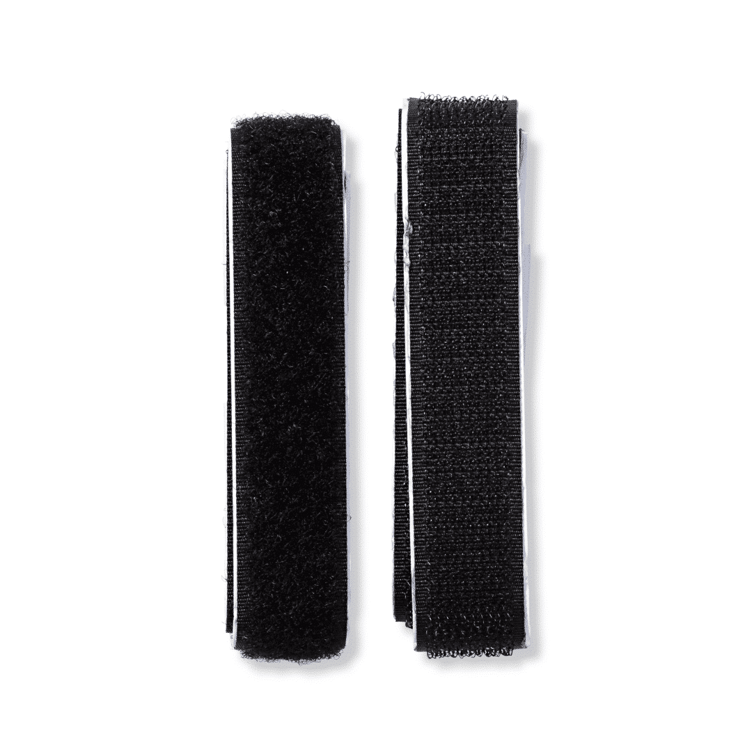 Klittenbandrondjes op rol, haken | 10 mm | wit