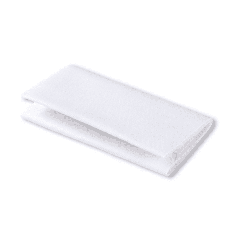 Verstelstuk keper (opstrijkbaar) 12 x 45 cm wit