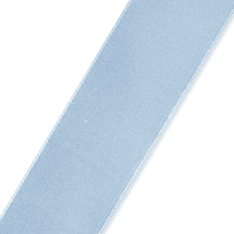 Satijnlint 38 mm lichtblauw