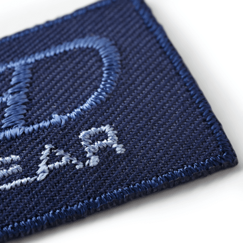 Applicatie Jeanslabel donkerblauw rechthoekig Speed Wear