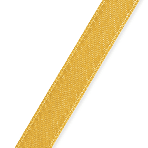 Satijnlint 10 mm goudkleurig