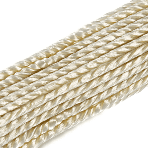 Satijnkoord 2 mm beige