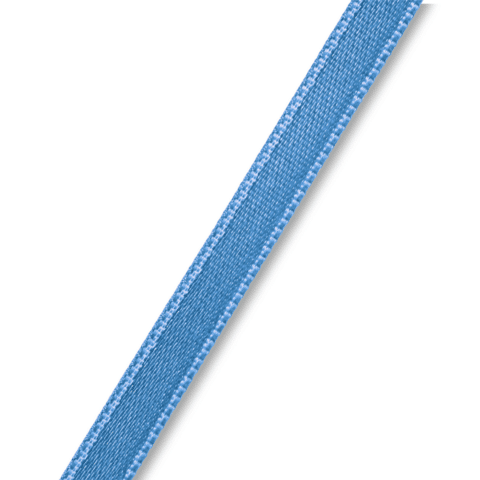 Satijnlint 6 mm staalblauw