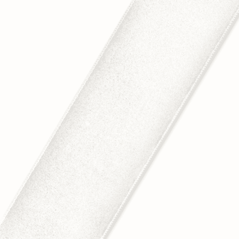 Satijnlint 38 mm parel