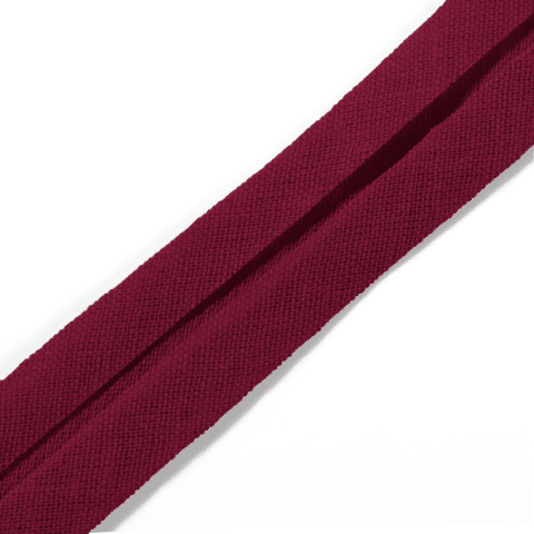 Biaisband Katoen 40/20 mm bordeaux