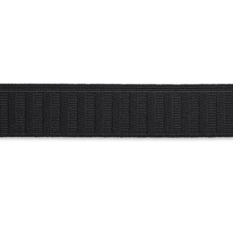 Elastische tailleband stabiel in dwarsrichting 30 mm zwart