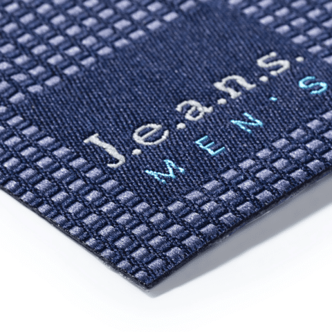Applicatie Jeanslabel blauw vierkant Jeans Men's