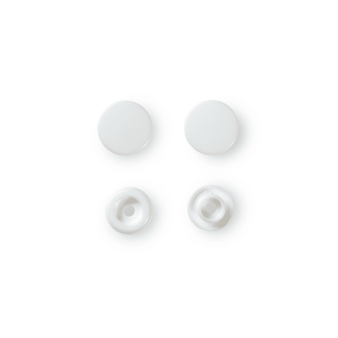 Drukknoop ColorSnaps 12,4 mm wit