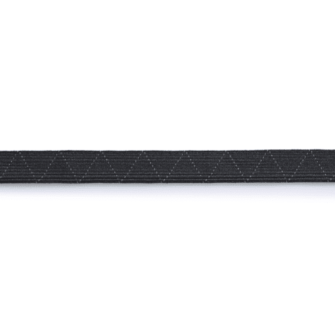 Standaard elastiek 12 mm zwart