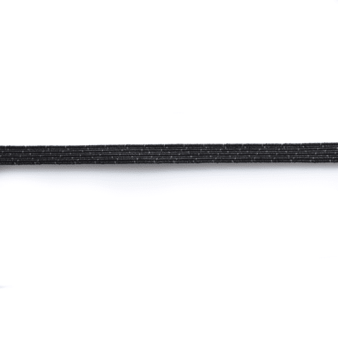 Super elastiek 7 mm zwart