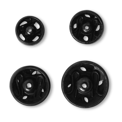 Aannaaidrukknopen MS 6-11 mm ass. zwart