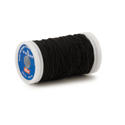 Elastisch naaigaren 0,5 mm zwart